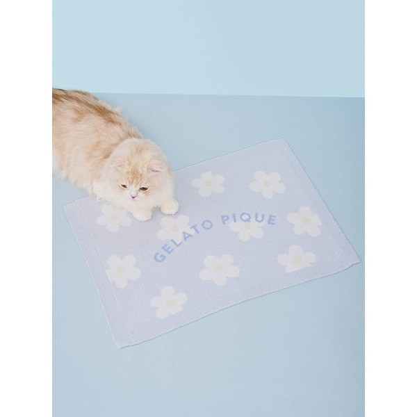 CAT&DOG】スムーズィーフラワージャガードブランケット | ジェラート