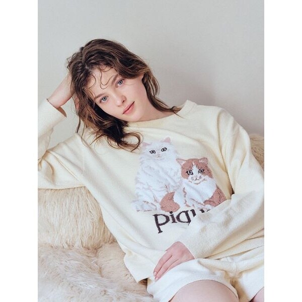 【新品】ジェラピケ イームズ エアリーモコ チェックパーカーパンツセット ジェラート ピケ キッズ＆ベビー GELATO PIQUE KIDS & BABY 【ONLINE