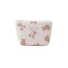 ベア総柄ティッシュポーチ