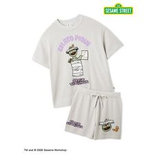 【SESAME STREET】エアリーモコジャガードプルオーバー&ショートパンツセット