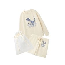 【ラッピング済み】エアリーモコダイナソージャガードプルオーバー&ショートパンツSET