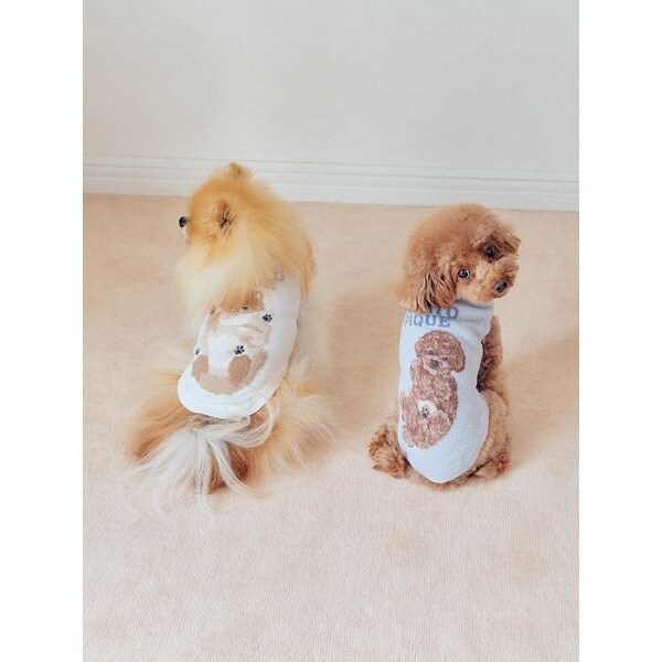 新品⭐︎ジェラートピケドッグジャガードプルオーバー CAT&DOG】ドッグジャガードプルオーバー | ジェラート ピケ(gelato