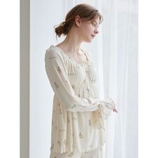 ラビット柄カップインプルオーバー