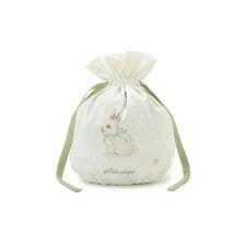 ラビット柄巾着