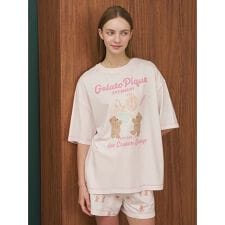 アイスクリームベアワンポイントTシャツ