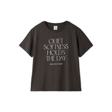 【接触冷感】レーヨンロゴTシャツ