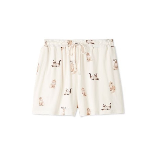 接触冷感】ファッションCATS&DOGS柄ショートパンツ | ジェラート ピケ
