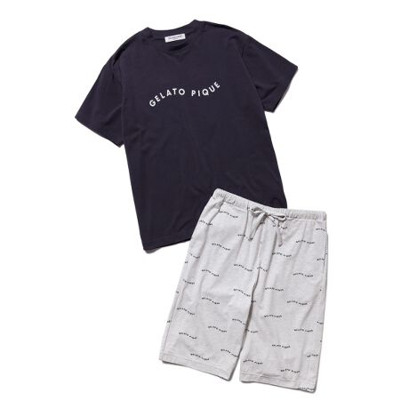 Homme 5モチーフtシャツ ハーフパンツset ジェラートピケ オム Gelato Pique Homme Pmct ファッション通販 マルイウェブチャネル