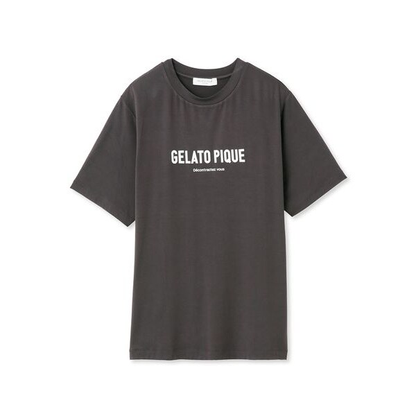 ジェラートピケオム 節約 レーヨンロゴTシャツ gelato pique