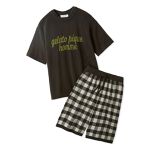 HOMME】ロゴプルオーバー&チェックハーフパンツセット | ジェラート 