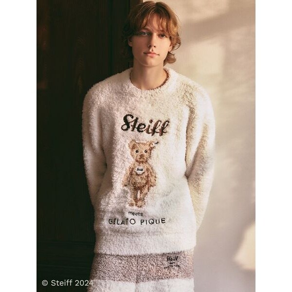 【Steiff】【HOMME】ジェラートJamesジャガードプルオーバー M Amazon | [ジェラート ピケ] 【Steiff】HOMMEジェラートJamesJQD