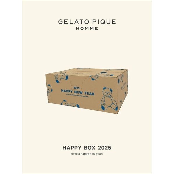 新品 GELATO PIQUE HOMME HAPPY BOX 2025 福袋】【MEN'S SIZE】 GELATO PIQUE HOMME HAPPY BOX 2025