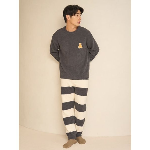 ドラゴンクエスト】【メンズ】ベビモコプルオーバー&ボーダーロング