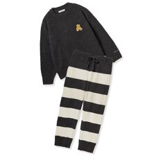 ジェラート ピケ オム(GELATO PIQUE HOMME)の【ONLINE限定】【HOMME】ベビモコベアプルオーバー＆ロングパンツセット