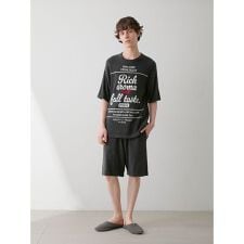 【HOMME】スムーズィーliteフローズンジャガードハーフパンツ