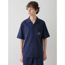 【HOMME】【接触冷感】スーピマコットンロゴシャツ