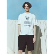【JOEL ROBUCHON】【HOMME】【接触冷感】ワンポイントハーフパンツ