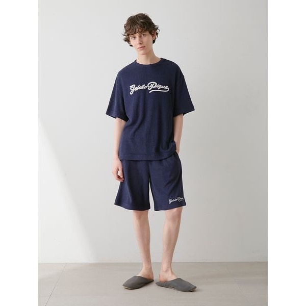 ジェラートピケ オム 【新品】 ビションフリーゼ柄Tシャツ