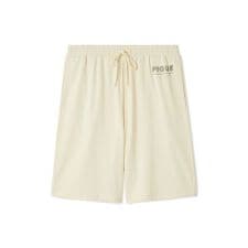【HOMME】【接触冷感】ファンクションピケロゴハーフパンツ