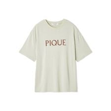 【HOMME】【接触冷感】カラーレーヨンロゴTシャツ