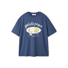 【HOMME】【接触冷感】サニーサイドエッグワンポイントTシャツ