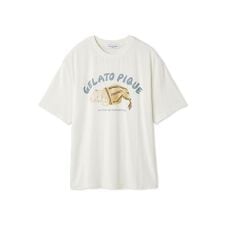 【HOMME】sleeping cat ワンポイントTシャツ