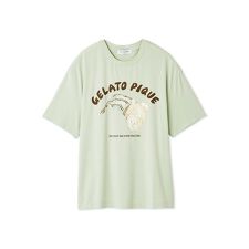 【HOMME】sleeping cat ワンポイントTシャツ