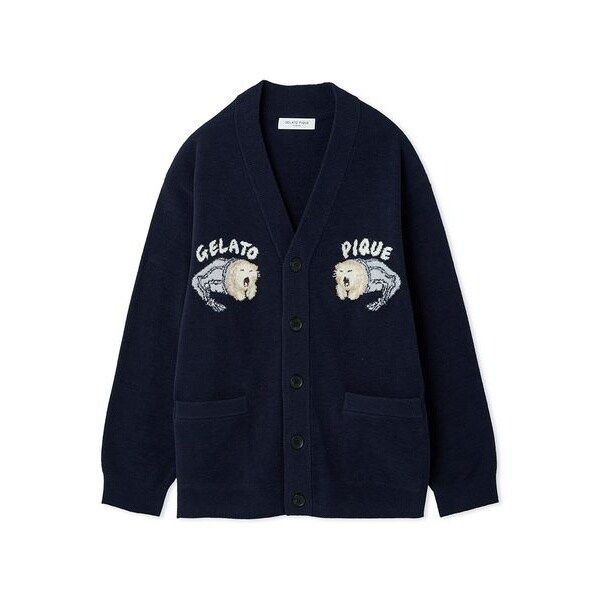 JOEL ROBUCHON】【HOMME】ツイードモコカーディガン | ジェラート ピケ