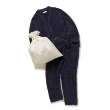 【ラッピング済み】【HOMME】ベーシックジェラートカーディガン＆ロングパンツSET