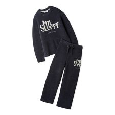 ジェラート ピケ オム(GELATO PIQUE HOMME)の【HOMME】パウダースリーピーロゴジャガードプルオーバー＆ロングパンツセット