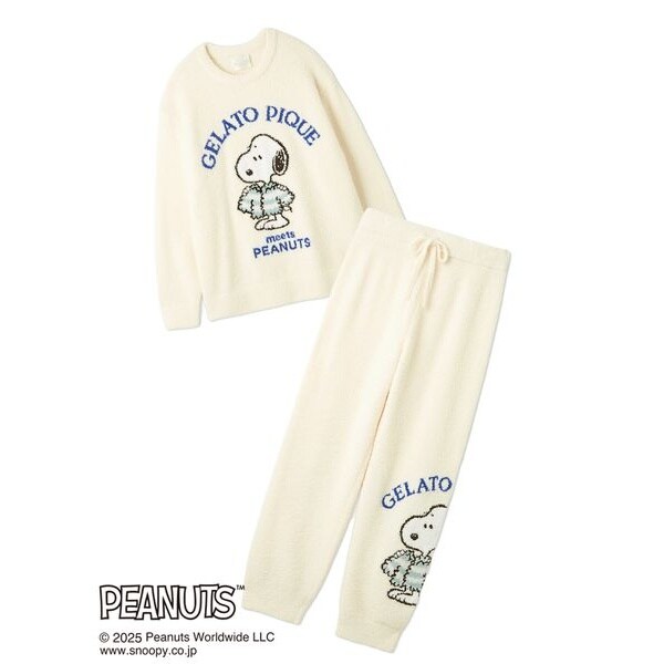 PEANUTS】【ONLINE限定】【HOMME】オリジナルアート ジャガードプル