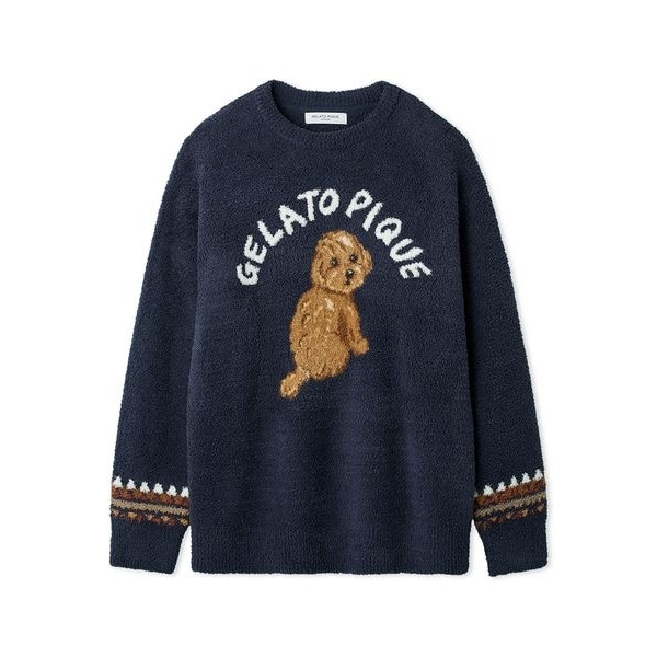 接触冷感】【ONLINE限定】【HOMME】ビションフリーゼ柄Tシャツ&ロング