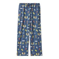 【ヒラノトシユキ】【HOMME】ハンバーガー総柄ロングパンツ