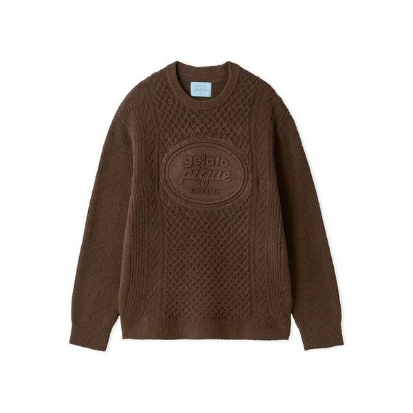 【HOMME】アランプルオーバー クリーム　新品タグ付き　M HOMME】アランプルオーバー | ジェラート ピケ オム(GELATO PIQUE