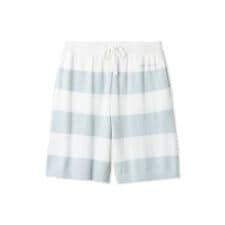 【HOMME】スムーズィー2ボーダーハーフパンツ