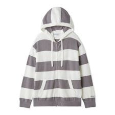 【HOMME】スムーズィー2ボーダーパーカ