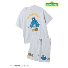 【SESAME STREET】【HOMME】エアリーモコジャガードプルオーバー&ハーフパンツセット