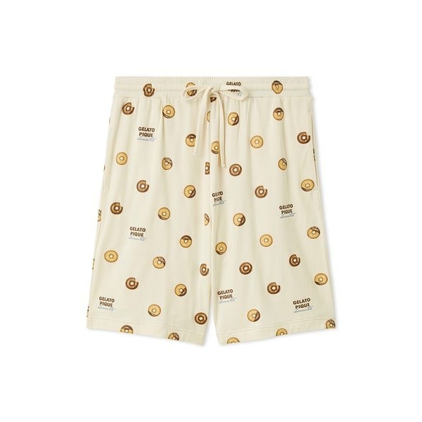 【HOMME】ドーナツ総柄ハーフパンツ