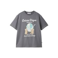 【HOMME】アイスクリームベアワンポイントTシャツ