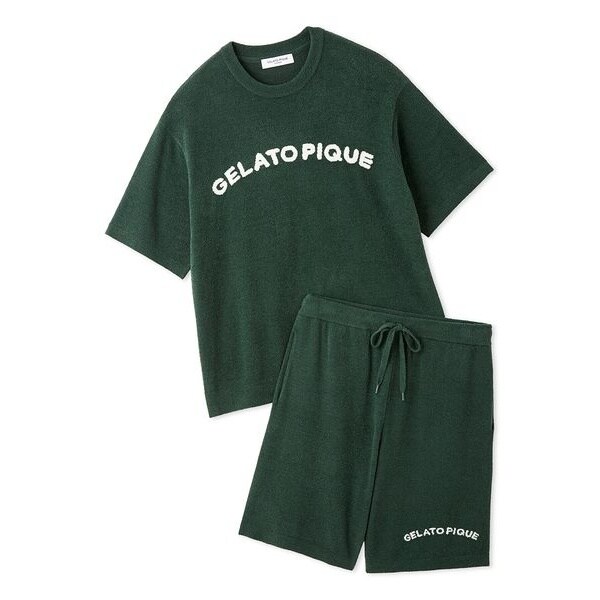 HOMME】スムーズィーliteカジュアルロゴジャガードプルオーバー&ハーフ