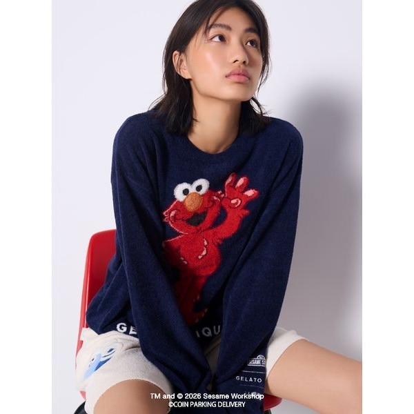 [�}���C]�ySESAMESTREET×CPDHOOME meets GELATOPIQUE�z�G�A���[���R�W���K�[�h�v���I�[�o�[/�W�F���[�g �s�P �I���iGELATO PIQUE HOMME�j NVY