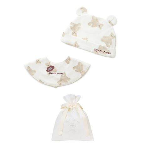 ギフト巾着入り Baby ベアモチーフキャップ スタイset ジェラートピケ キッズベイビー Gelato Pique Kidsbaby ファッション通販 マルイウェブチャネル Ca000 4 26 01