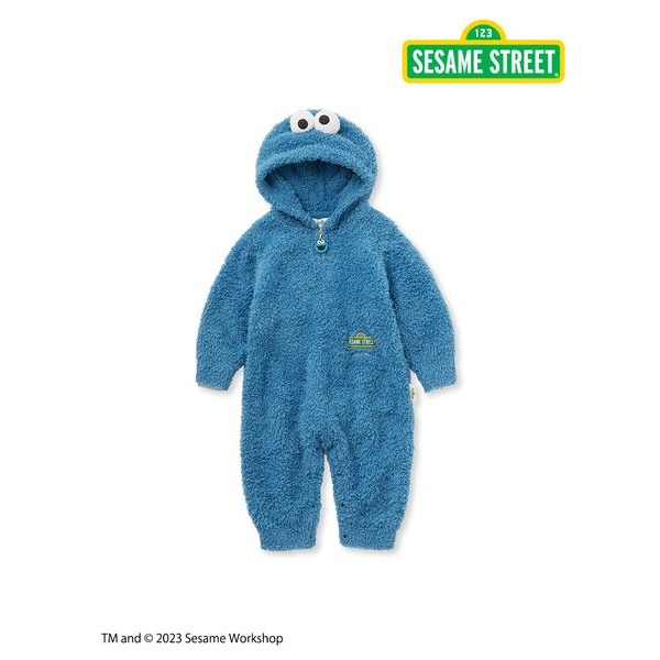 SESAME STREET】【BABY】クッキーモンスターロンパース | ジェラート