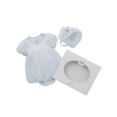 ラッピング済み】【BABY】スターチュールロンパース＆ボンネットSET 