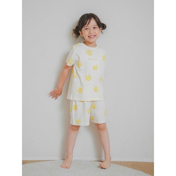 ジェラートピケ　ひよこ柄Tシャツ ひよこ柄パンツ　90 100 KIDS】ひよこ柄パンツ | ジェラート ピケ キッズ＆ベビー(GELATO