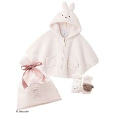 ジェラート ピケ キッズ＆ベビー(GELATO PIQUE KIDS ＆ BABY)の【ラッピング済み】【Dick Bruna】【BABY】ベビモコポンチョ＆ソックスセット