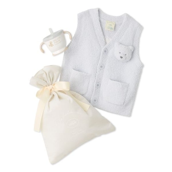 [�}���C]�y���b�s���O�ς݁z�yBABY�z�p�E�_�[�x�A�x�X�g���R�b�vde�}�OSET/�W�F���[�g �s�P �L�b�Y���x�r�[�iGELATO PIQUE KIDS �� BABY�j BLU