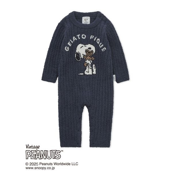 [}C]yPEANUTSzyONLINEJ[zyBABYzSNOOPY×BEAR WK[hp[X/WF[g sP LbYxr[iGELATO PIQUE KIDS  BABYj NVY
