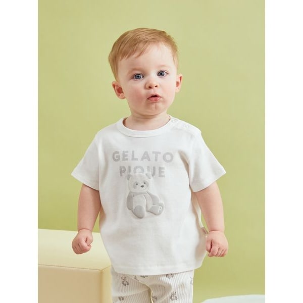 [}C]yBABYzʂ݃|CgTVc/WF[g sP LbYxr[iGELATO PIQUE KIDS  BABYj OWHT