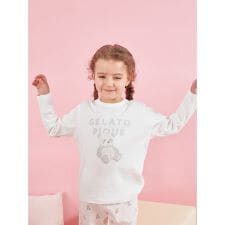 ジェラート ピケ キッズ＆ベビー(GELATO PIQUE KIDS ＆ BABY)の【KIDS】ぬいぐるみワンポイントロンT